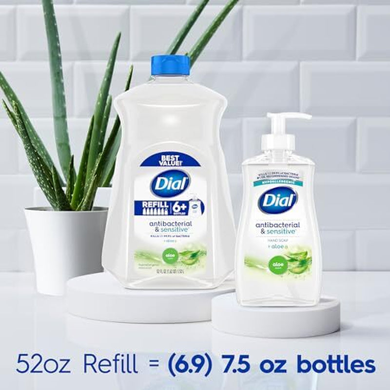 Dial Antibacterial Liquid Hand Soap Refill, Spring Assorted Scents , Sizes