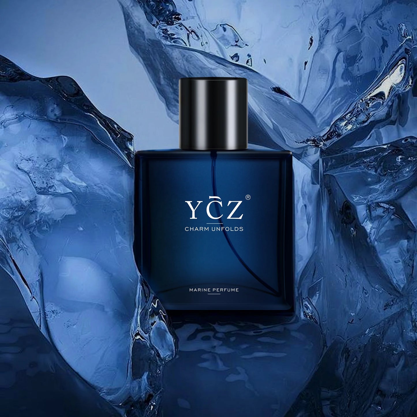 Charm Unfolds Marine Perfume for Men, 1.7 Oz. Long Lasting Eau De Parfum Cologne for Men, Oriental Woody Fragrance - Ideal Special Occasions, Making It the Ideal Gentlemen’S Gift (2-Pack).