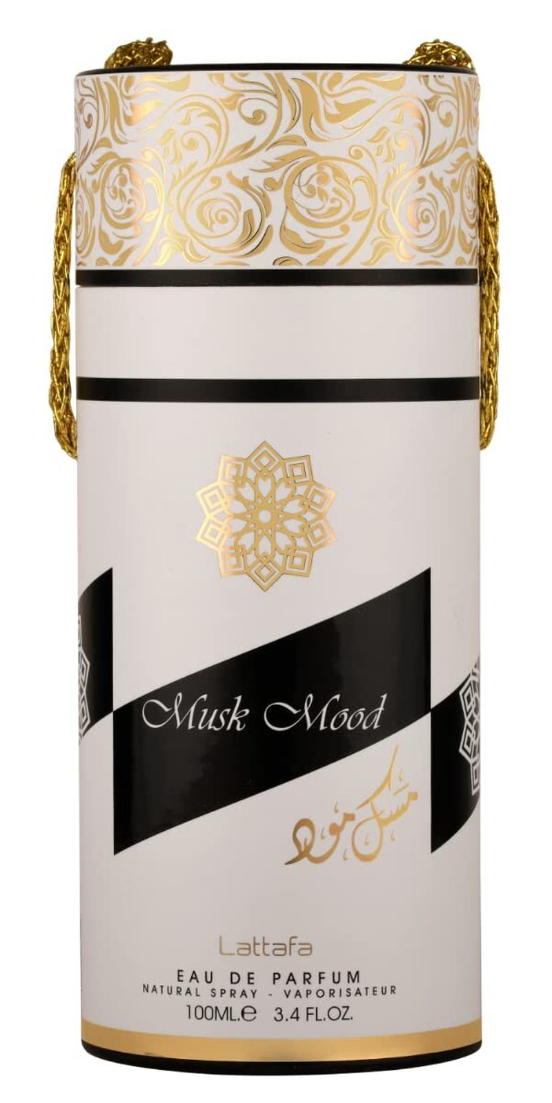 Musk Mood Eau De Parfum 3.4 Fl Oz Unisex White Musk Fragrance for Daily Use