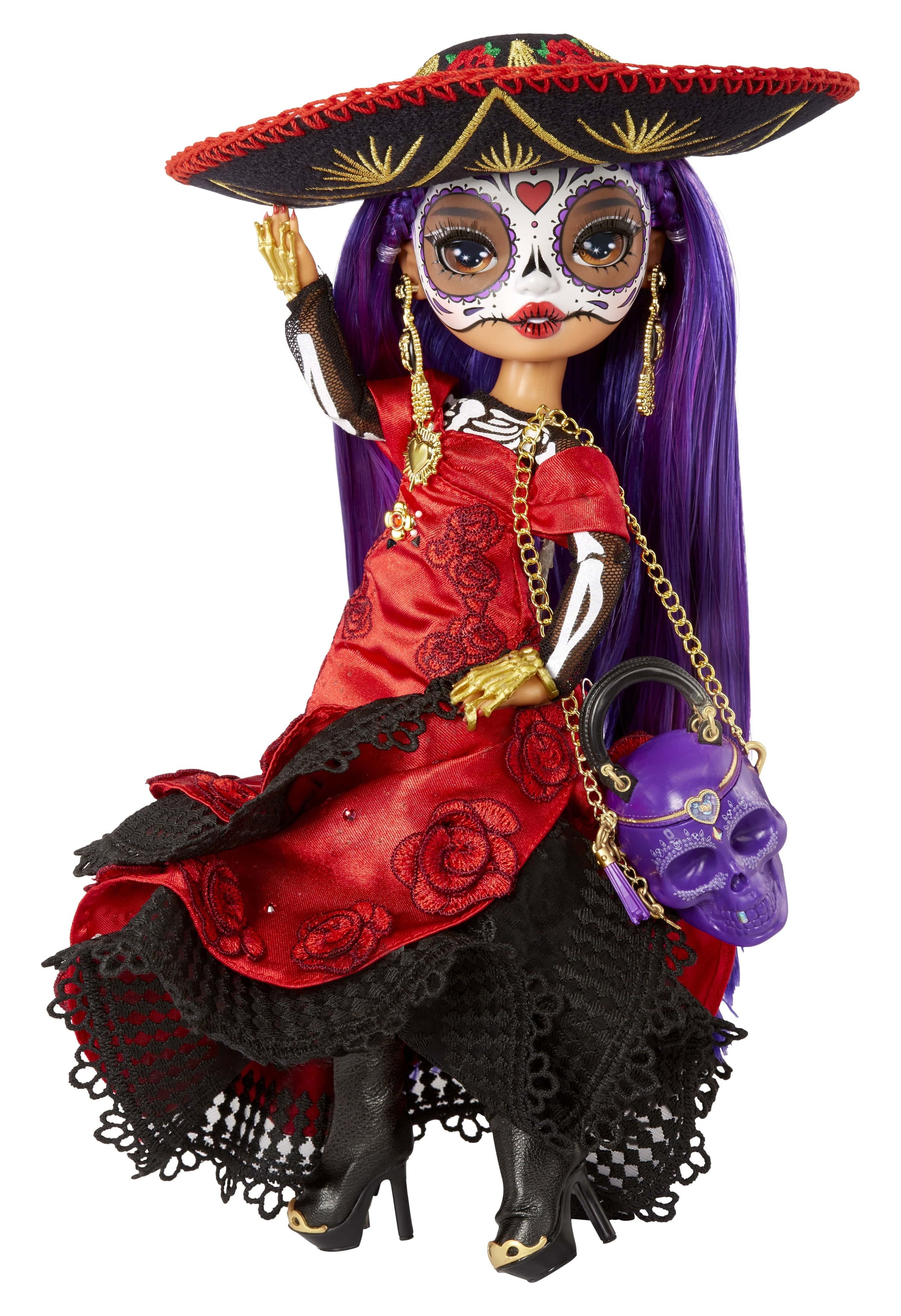2022 Celebration Edition Maria Garcia Día De Los Muertos Collector Fashion Doll, Ages 4 & Up