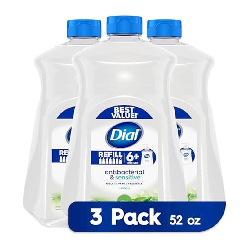 Dial Antibacterial Liquid Hand Soap Refill, Spring Assorted Scents , Sizes