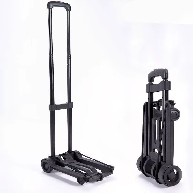 2/4-Wheeled Small Truck with Foldable Pull Rod, Portable Shopping Cart, Household Grocery Cart, Small Pull Cart, Luggage Cart