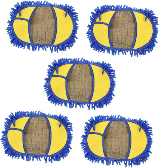 5Pcs Car Wash Brush Car Wash Mop Head Car Wash Kits for Vehicles Car Washing Brush Carwash Kit Car Washing Kit Car Washer Kit Clean Car Dust Collector Accessories Blue Chenille