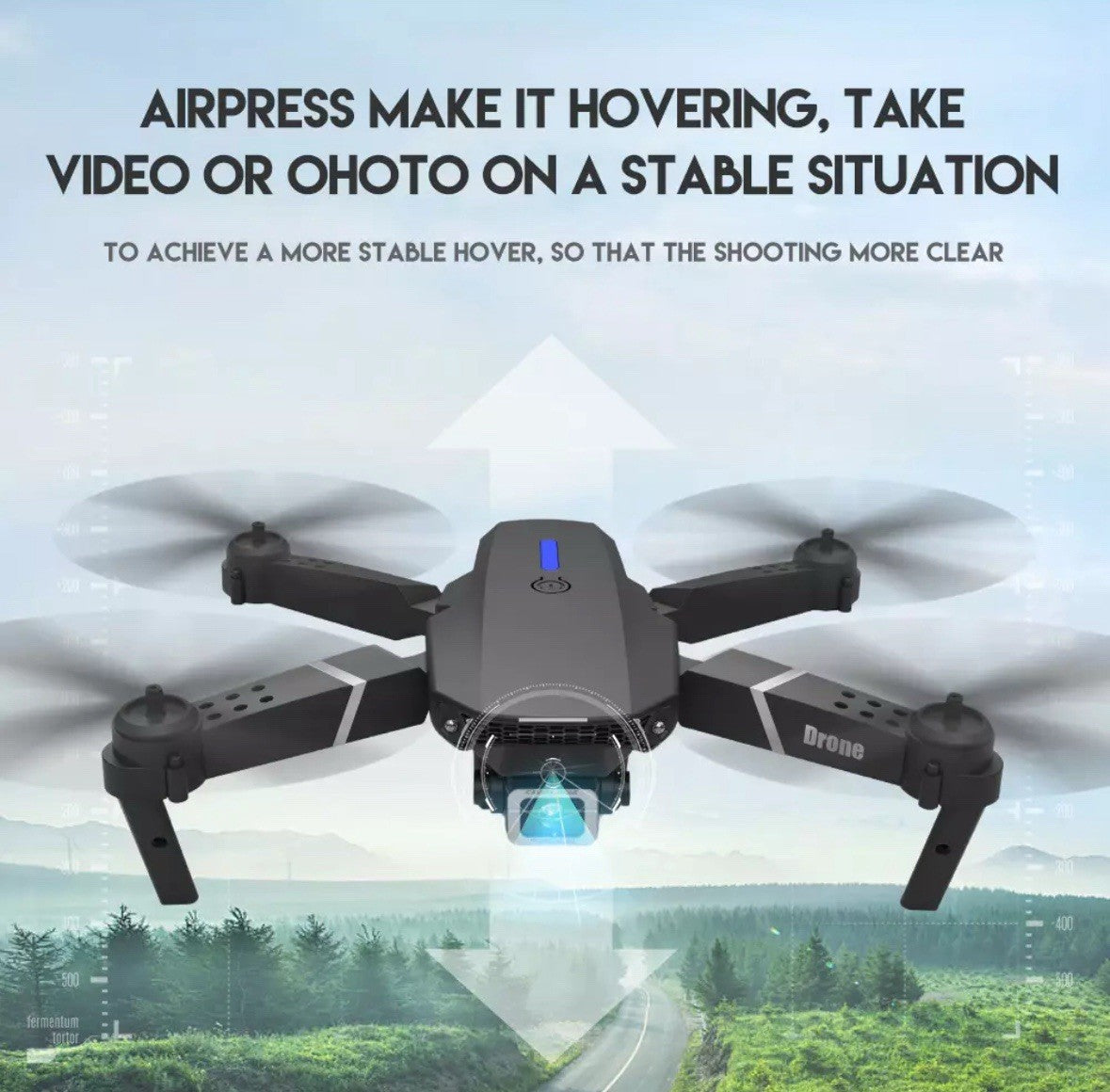2025 New RC Drone with 4K HD Dual Camera Wifi FPV Foldable Quadcopter +4 Battery