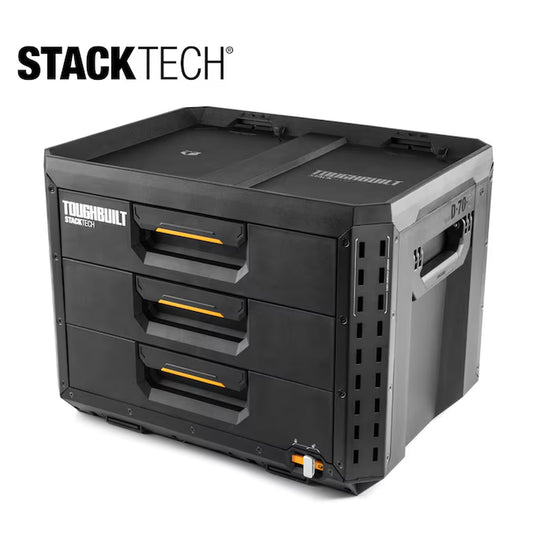 STACKTECH XL 21-In W X 15.6-In H X 16-In D 3 -Drawer Plastic/Metal Tool Box