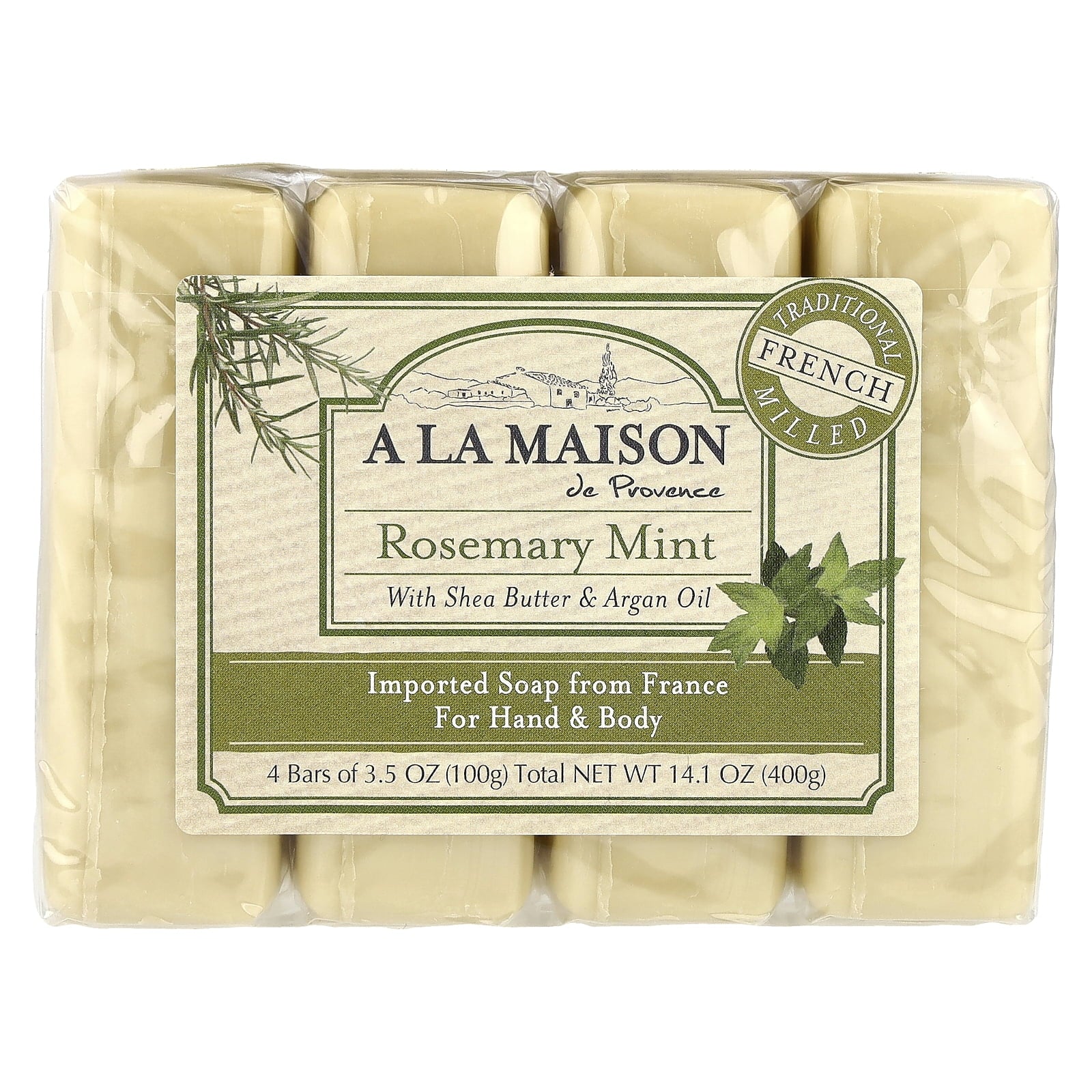Bar Soap - Rosemary Mint - Value 4 Pack