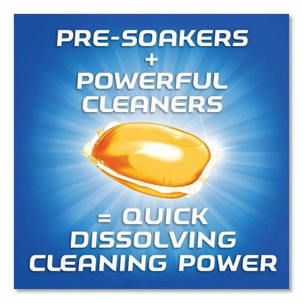 Dish Detergent Gelpacs, Orange Scent, 54/Box, Each