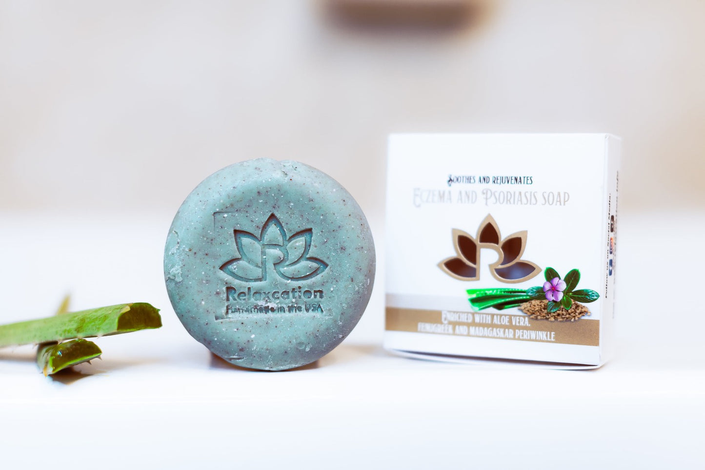 Eczema and Psoriasis Soap Bar Natural Cold Process Soap Handmade in USA Natural