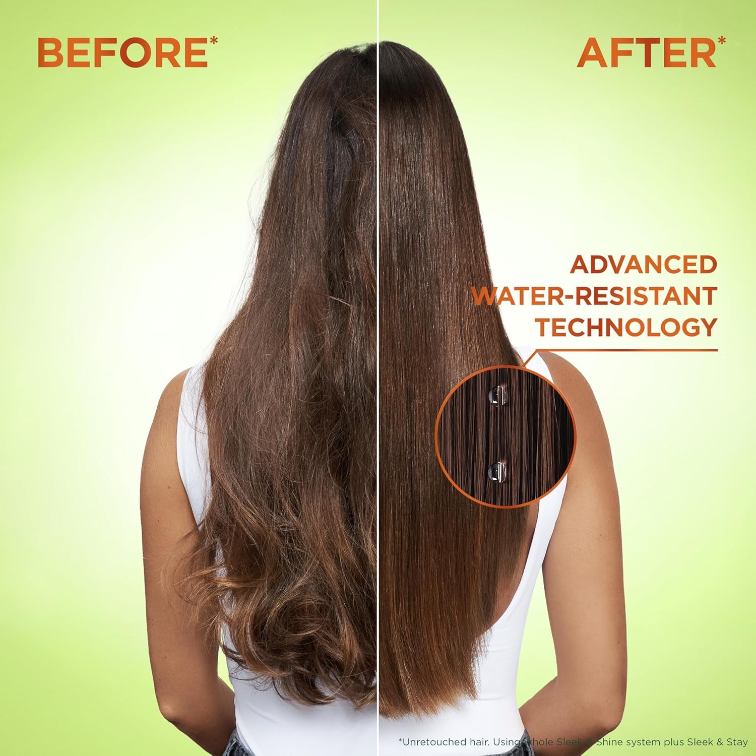 Fructis Sleek & Shine Full + Travel Size Shampoo (12.5 & 3 Fl Oz) + Conditioner (12 & 3 Fl Oz) Set for Frizzy, Dry Hair, Plant Keratin + Argan Oil (4 Items), 1 Kit (Packaging May Vary)