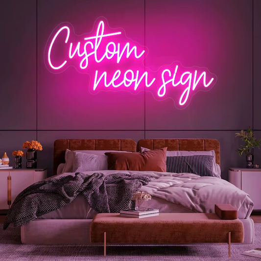 Custom LED Neon Sign Led Letter Logo Brand Bedroom Neon Name Design Wedding Neon Sign Gift Birthday Wedding Party Decoratio