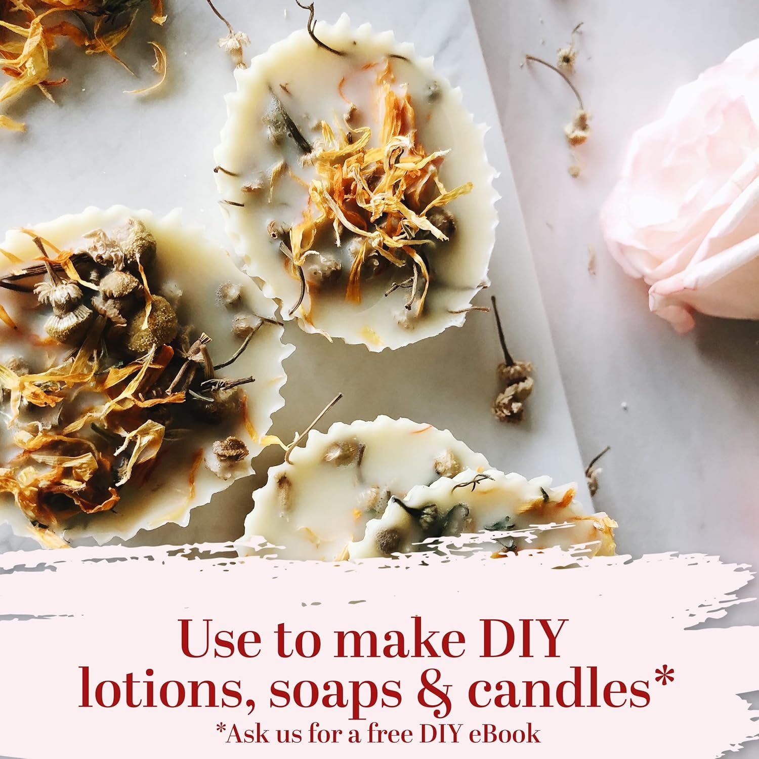 Dried Calendula Flowers - Edible Dried Marigold Flowers for Soap Making, Calendula Tea, Herb Infusions and Tinctures - Dried Flowers for Bath Salts - Calendula Officinalis 4 Oz