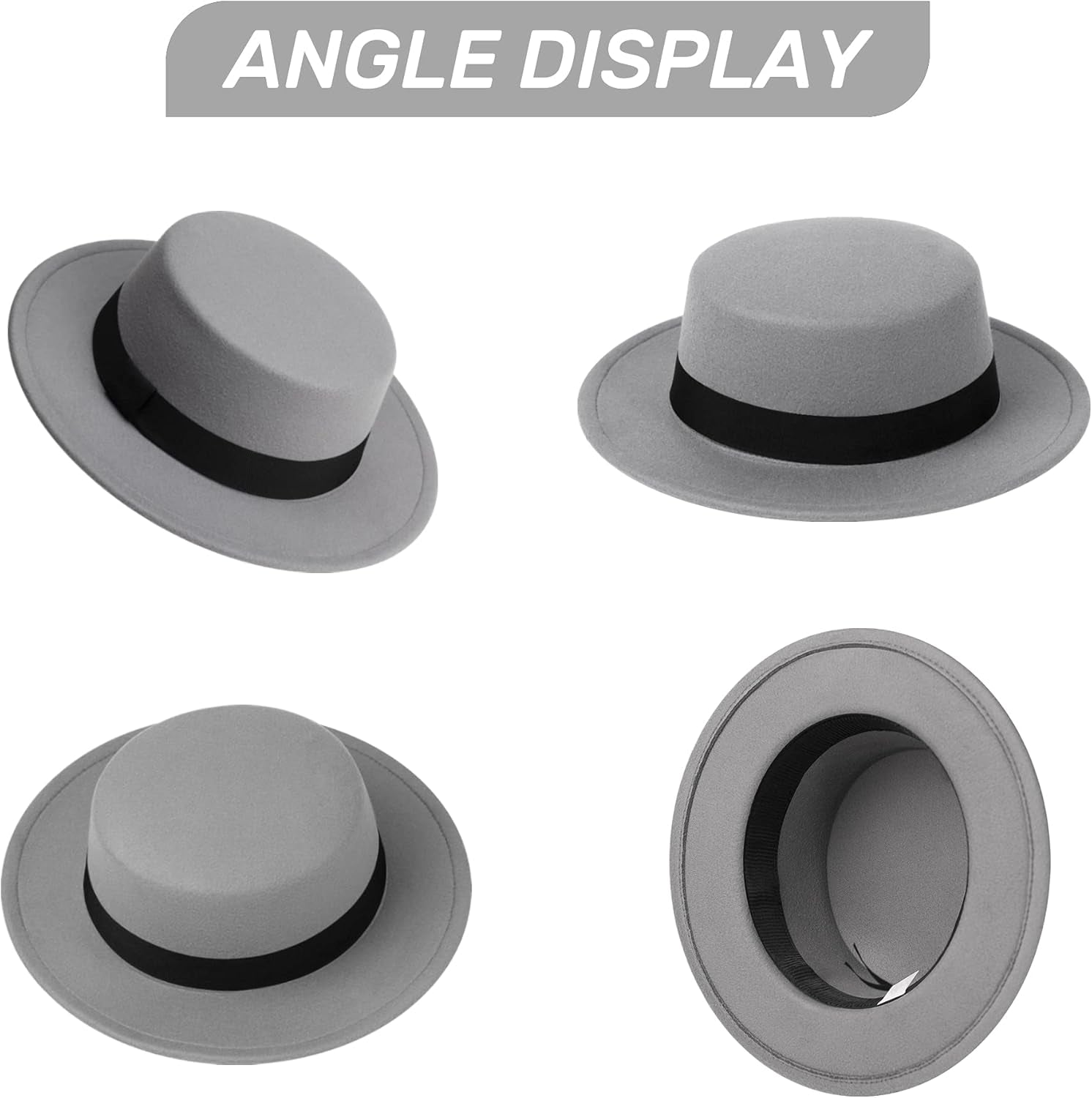 Fedora Hats for Men & Women - Pork Pie, Flat Top, Boater & Wide Brim Styles