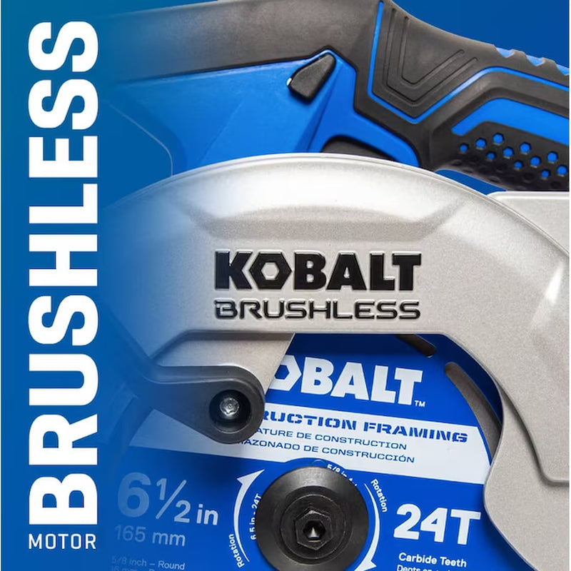 24-Volt 6-1/2-In Brushless Cordless Circular Saw (Battery Not Included and Charger Not Included)
