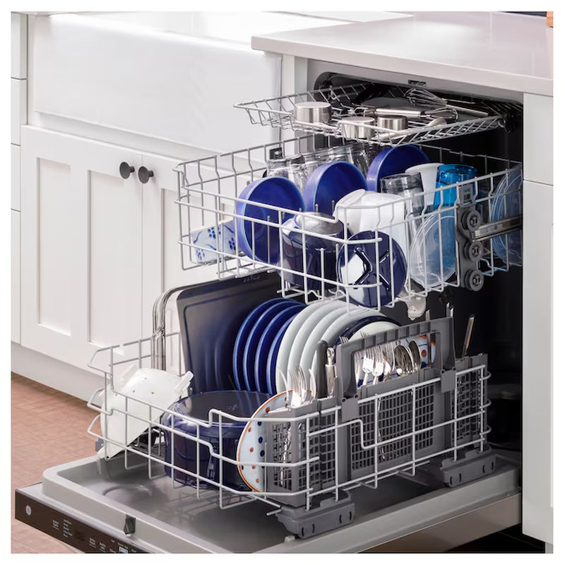 24-In Top Control Built-In Dishwasher ( White ) with Third Rack, Dry Boost , 50-Decibel