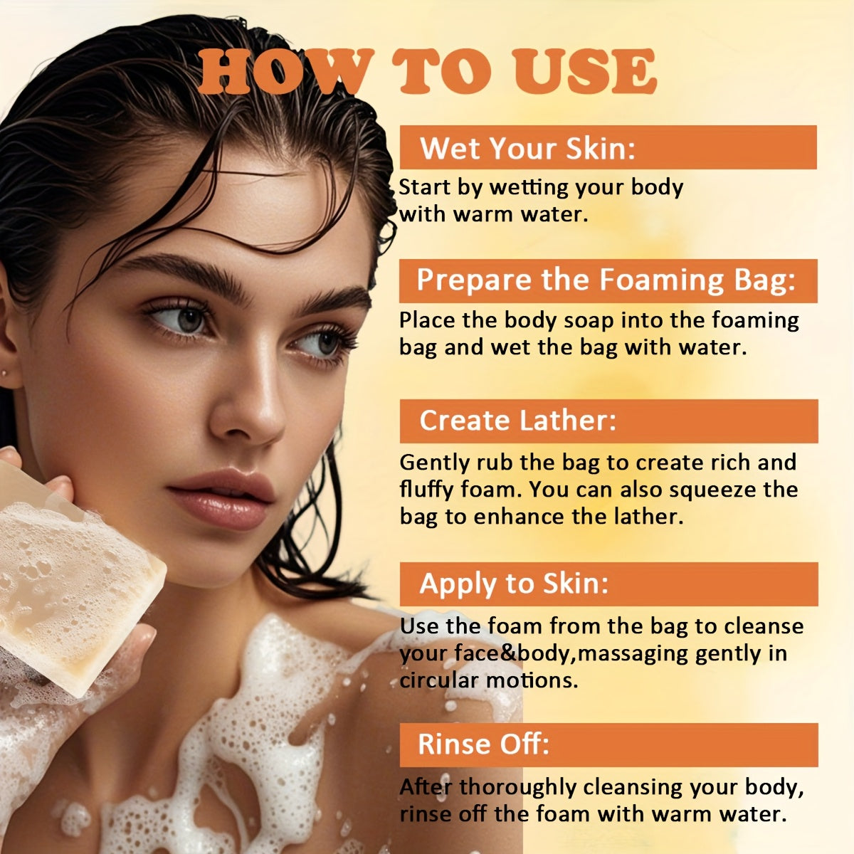 [Salicylic Acid Soap] 3pcs Salicylic Acid Cleansing Soap Bar | Contains Coconut Oil, 2% Salicylic Acid, Moisturize Light Beige, Make Light Beige Look Smoother And Firmer, Soap Foaming Net Equipped, 100G - Suitable for All Lig