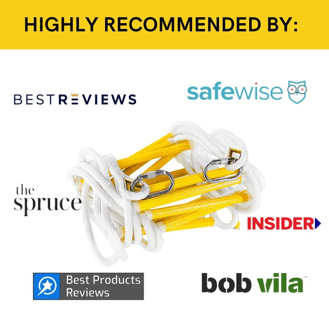Ladder Rope 24Ft | Multifunctional Climbing Rope Ladder | Escape Ladder