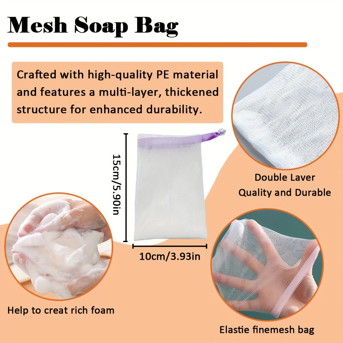 [Salicylic Acid Soap] 3pcs Salicylic Acid Cleansing Soap Bar | Contains Coconut Oil, 2% Salicylic Acid, Moisturize Light Beige, Make Light Beige Look Smoother And Firmer, Soap Foaming Net Equipped, 100G - Suitable for All Lig