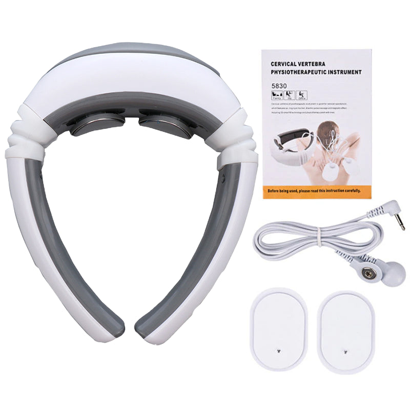 Electric Cervical Pulse Neck Massager Muscle Relax Massage Magnetic Therapy US