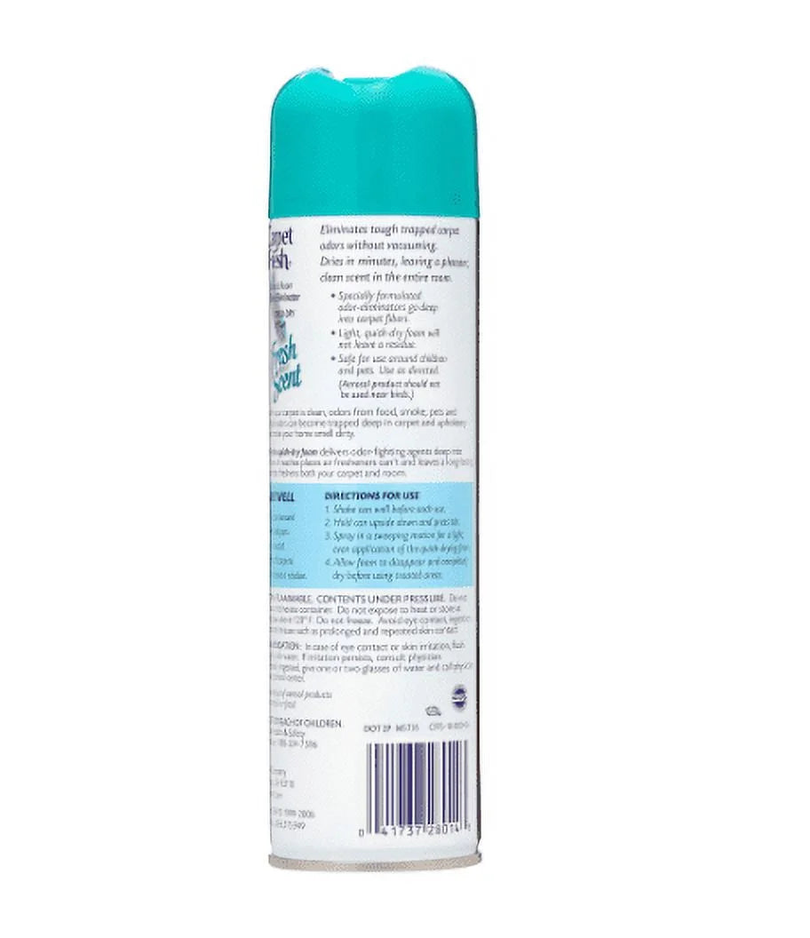 Quick Dry Foam Spray with Fresh Scent Fragrance, 10 Oz