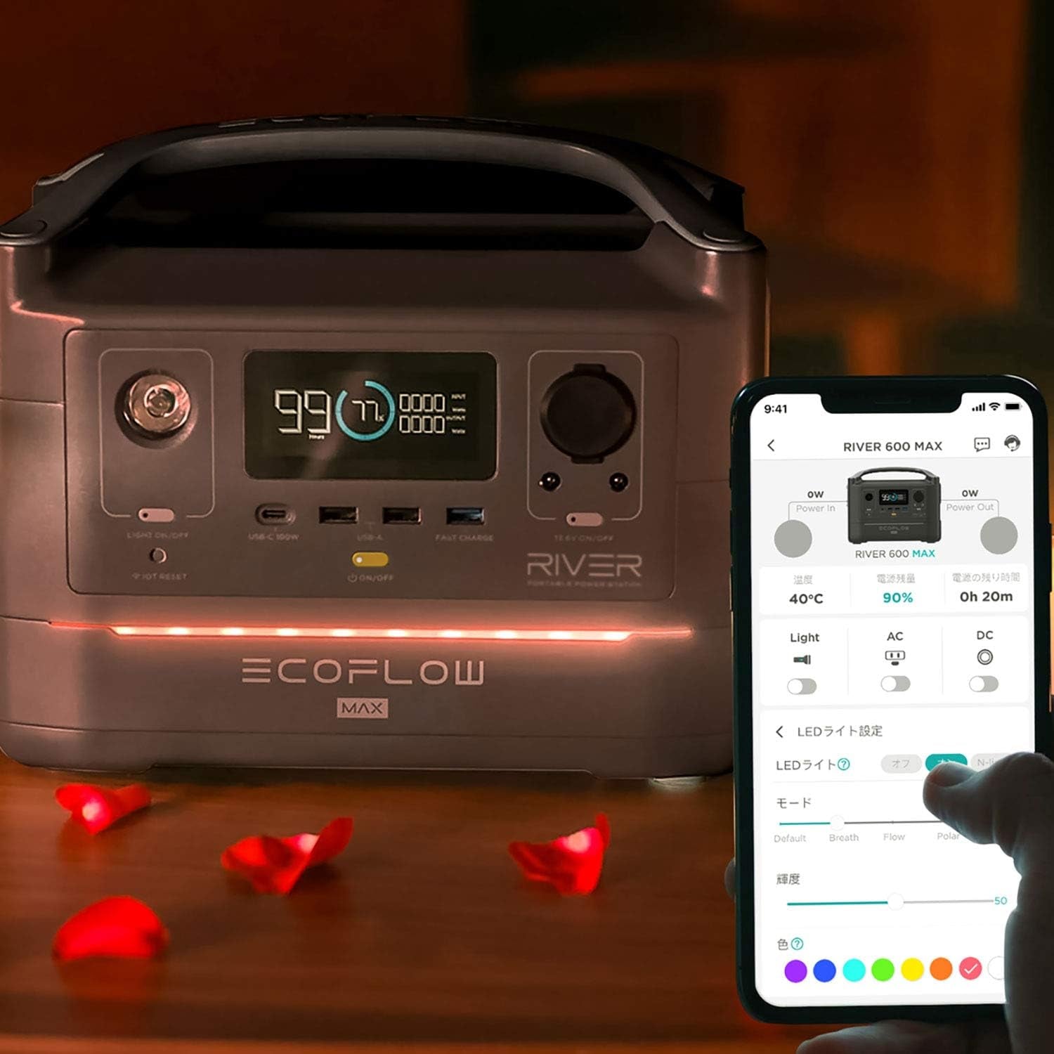 RIVER 2 Max Solar Generator 512Wh Long-Life Lifepo4 Portable Power Station& 180W Solar Panel for Home Backup Power, Camping & Rvs 100% Charged in 60M with 3000+ Cycles & up to 1000W Output