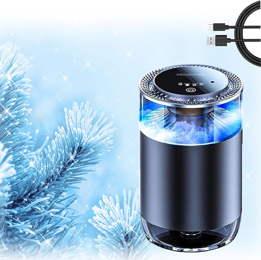 Spray Car Viewing Aromatherapy Diffuser, Smart Car Air Freshener Diffuser, Long-Lasting Intelligent Car Fragrance, Rechargeable Auto On/Off Intelligent Car Diffuser, for Car (North Cedar)