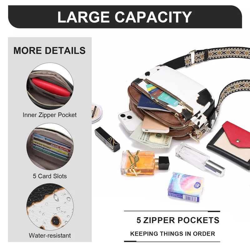Cross Body Purses for Women Crossbody Bag, Small Crossbody Purses Leather Cross Body Bags Trendy Shoulder Handbags