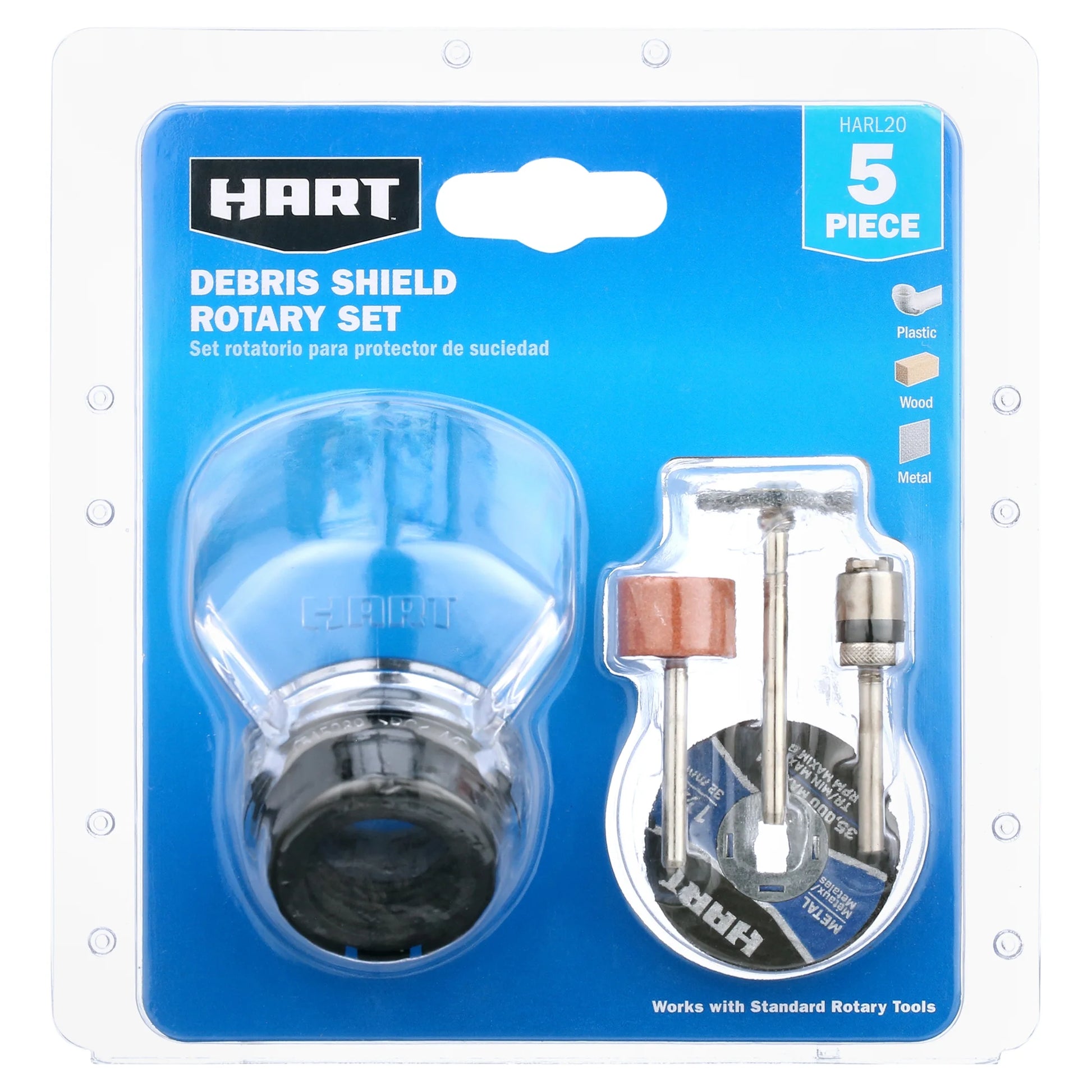 Debris Shield Rotary Tool Accessory Kit