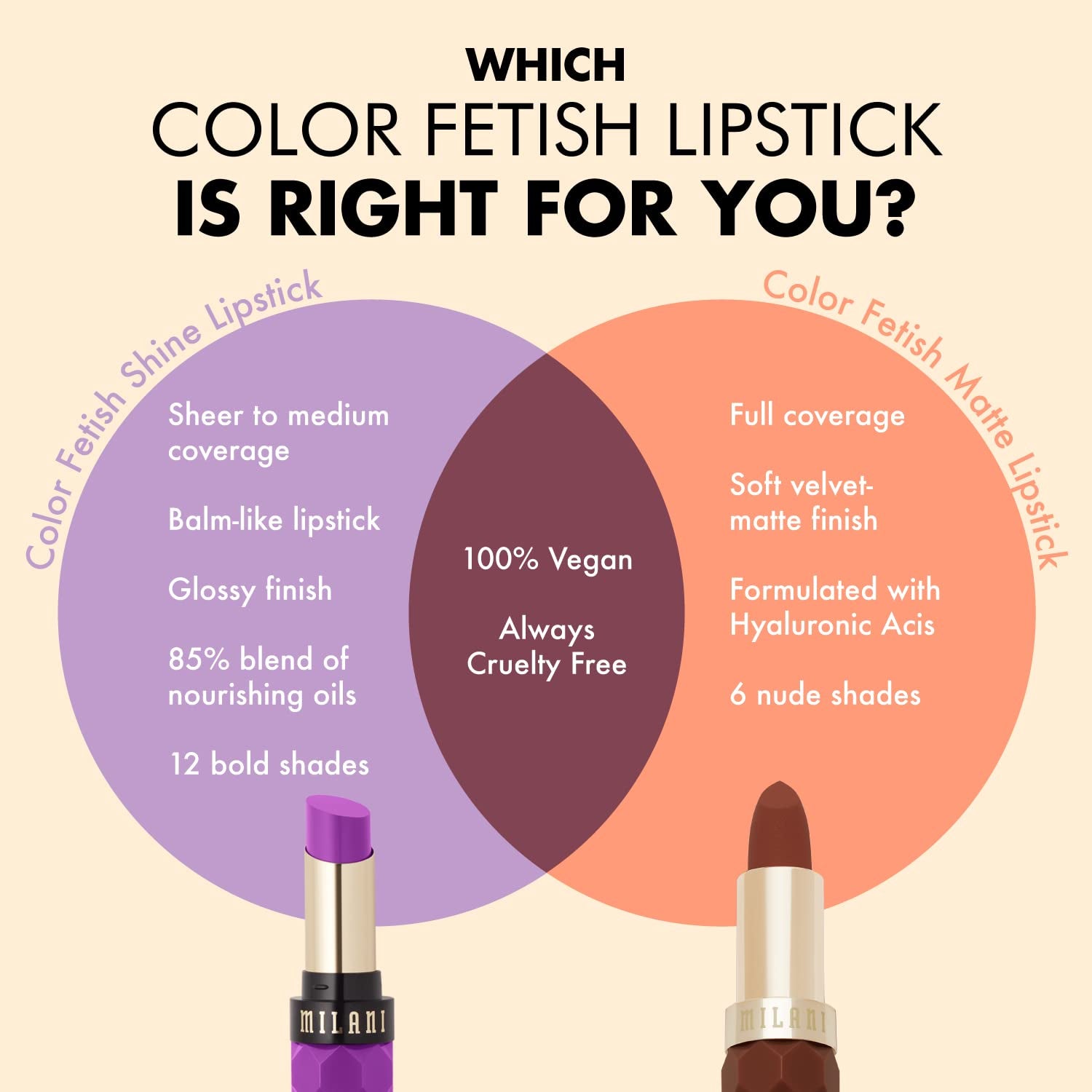 Color Fetish Matte Lipstick 2 Pack: Secret & Desire