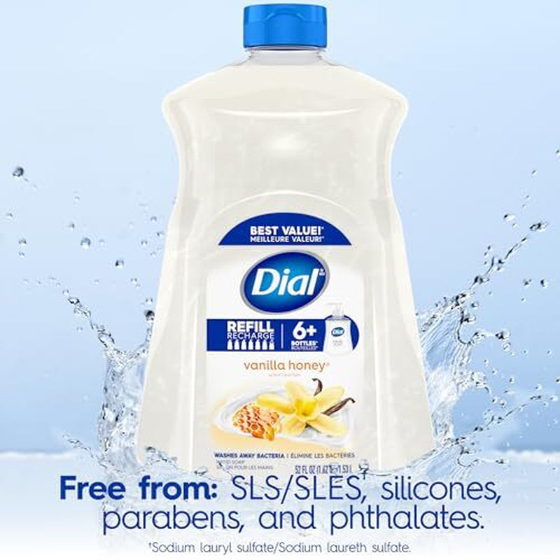 Dial Antibacterial Liquid Hand Soap Refill, Spring Assorted Scents , Sizes