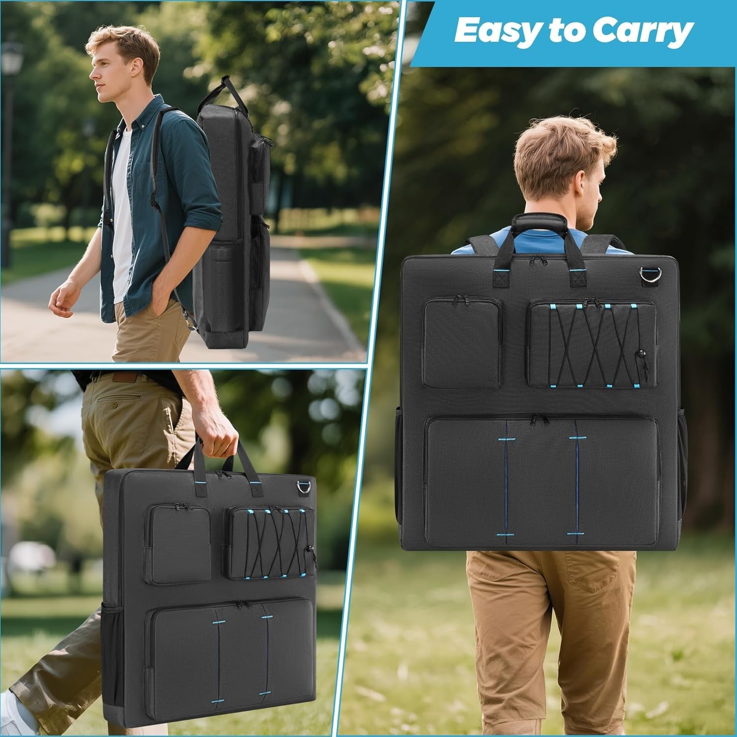 Travel Carrying Case Compatible with Jackery& BLUETTI& Anker 100W 200W and GRECE