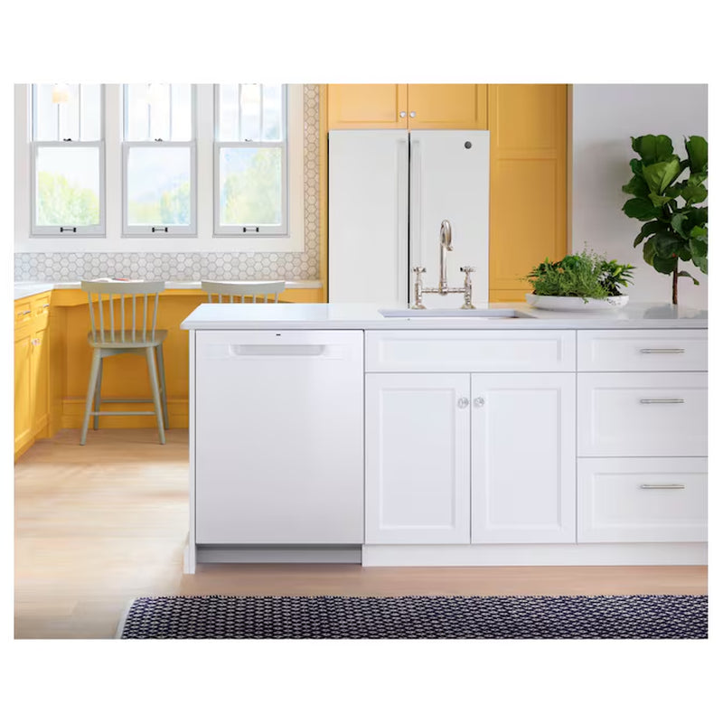 24-In Top Control Built-In Dishwasher ( White ) with Third Rack, Dry Boost , 50-Decibel