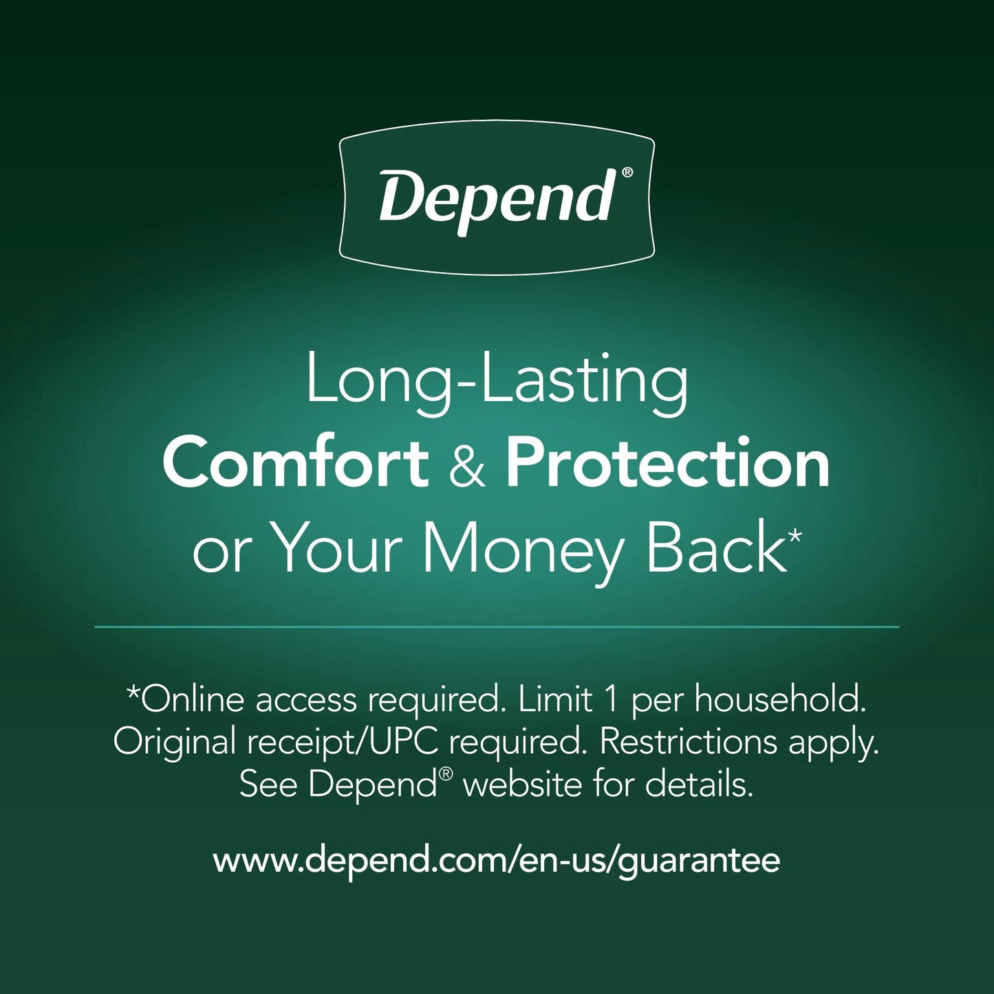 Night Defense Incontinence Underwear for Women, Adult Diapers, M, 15 Count