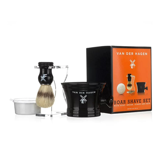 Men'S Boar Shave Set, with Soap, Brush and Mug, 3.5 Oz