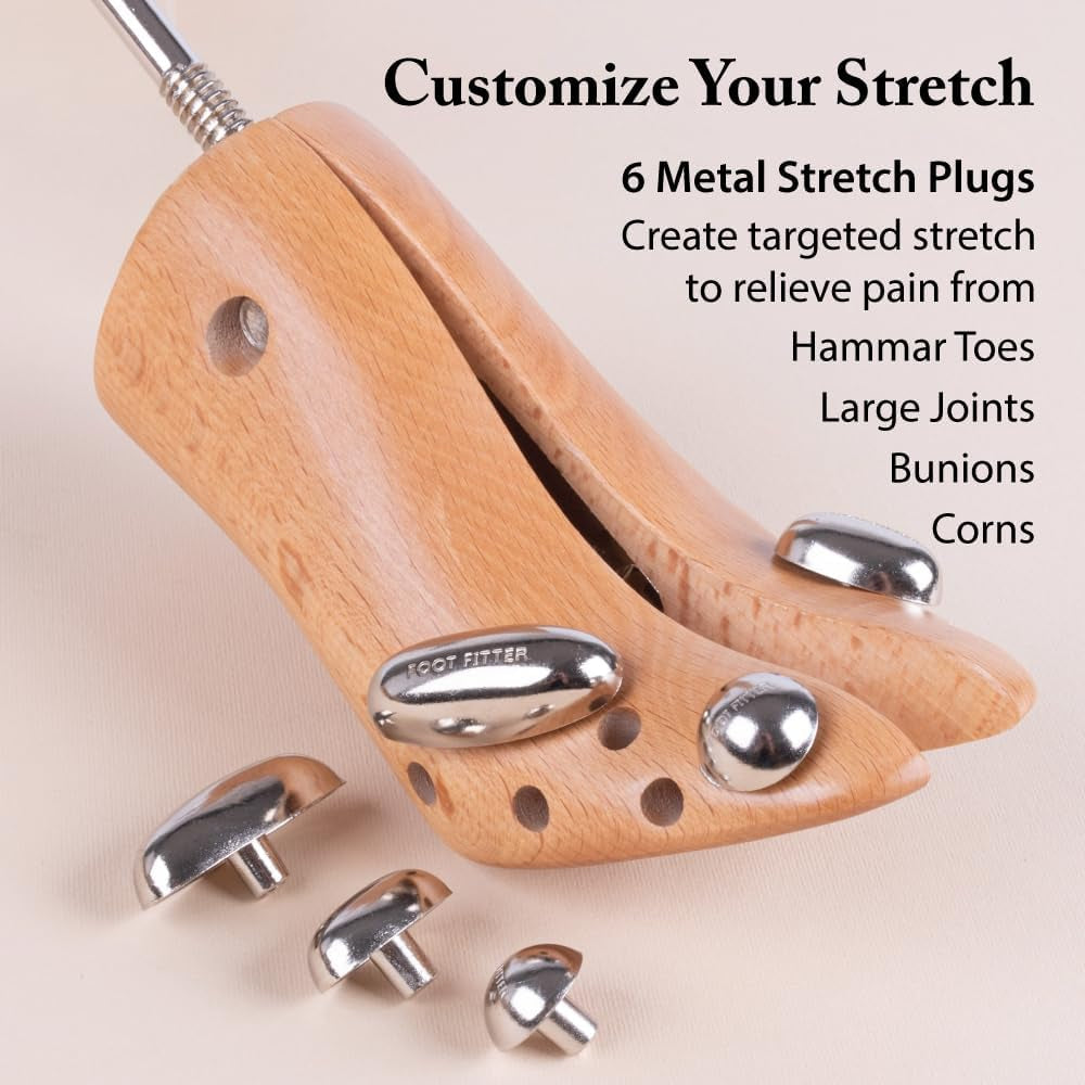Premium Women’S High Heel Stretcher for 3” to 6” Pumps, Stretches & Widens Tight Shoes, Pumps & Stilettos One-Way Expander - Large (US 8-10.5)