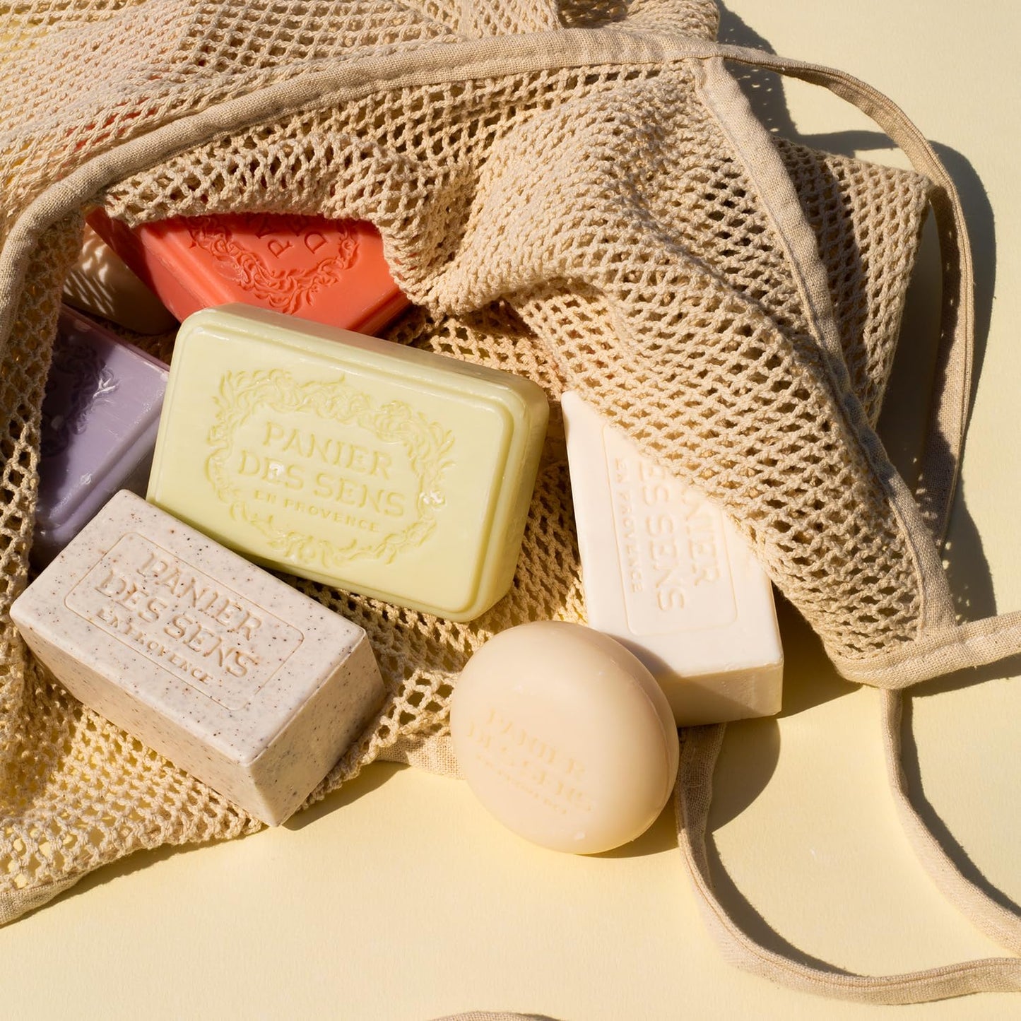 Shea Butter Bar Soap - 95% Natural & Made in France - 2 Bars, 7Oz/200G Each (Lemon Verbena)
