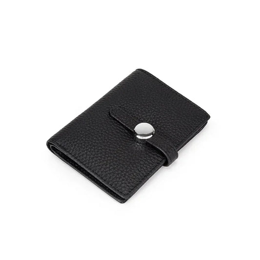 New Genuine Leather Womens Wallets and Purses Luxury Brand Design Hasp Square Wallet Fashion Card Holder Women Small Coin Purses