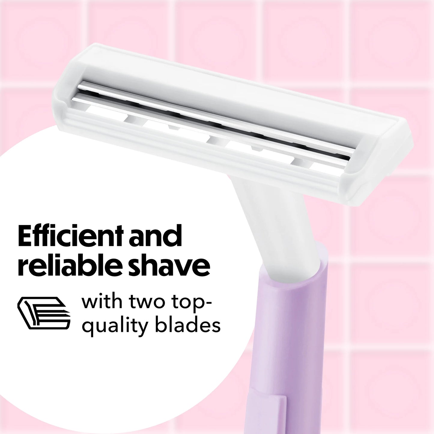 Silky Touch Women'S Disposable Razors with 2 Blades, 18-Pack of Women'S Razors