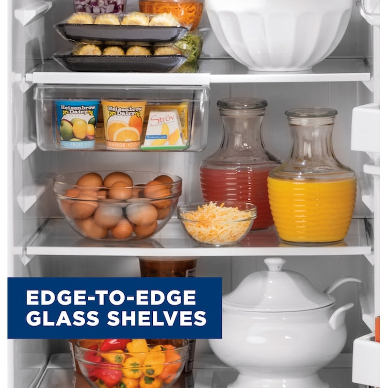 17.5-Cu Ft Standard-Depth 28-In Wide Top-Freezer Refrirator ( Stainless Steel )