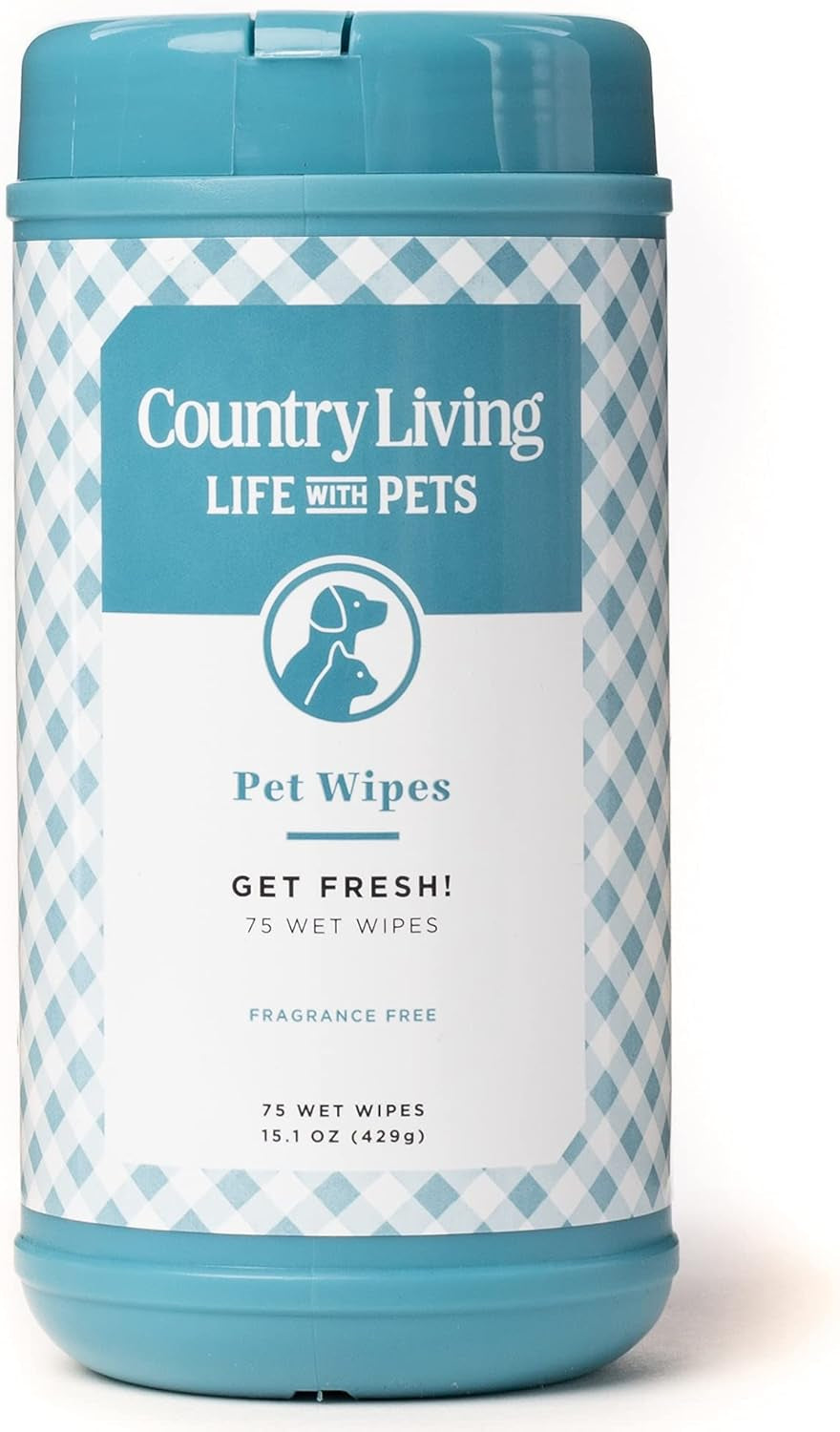 Fragrance-Free Wipes for Dogs, Dog Wipes Cleaning & Pet-Friendly with Plant-Based Formula, 1-Pack (Total of 75 Wipes)