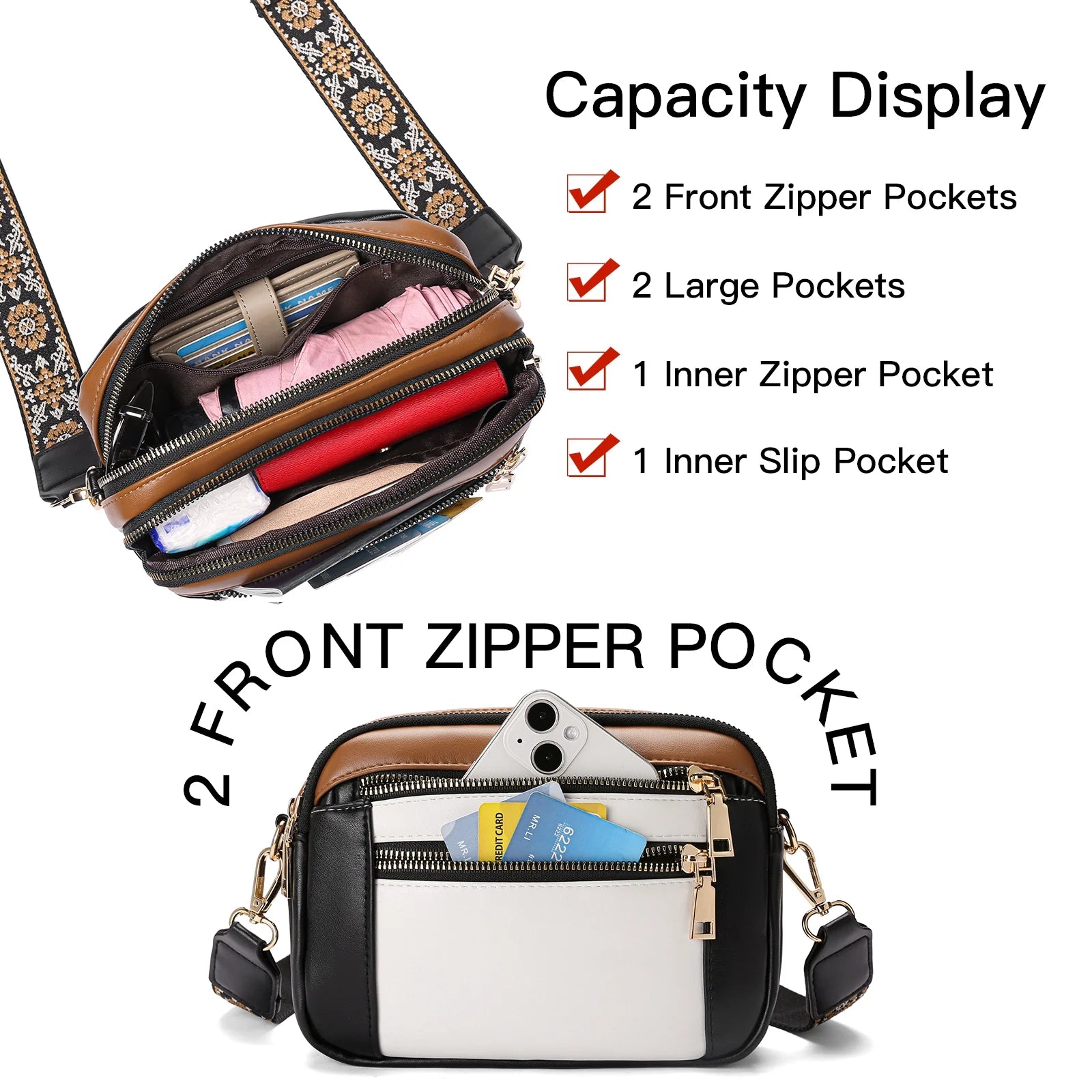 Cross Body Purses for Women Crossbody Bag, Small Crossbody Purses Leather Cross Body Bags Trendy Shoulder Handbags