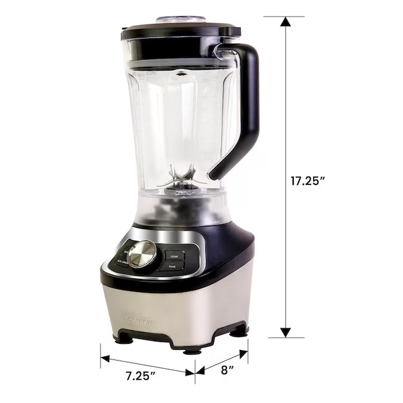 Variable Speed Tritan Pitcher 64-Oz 3 -Speed Countertop Blender ( Stainless Steel and Black )