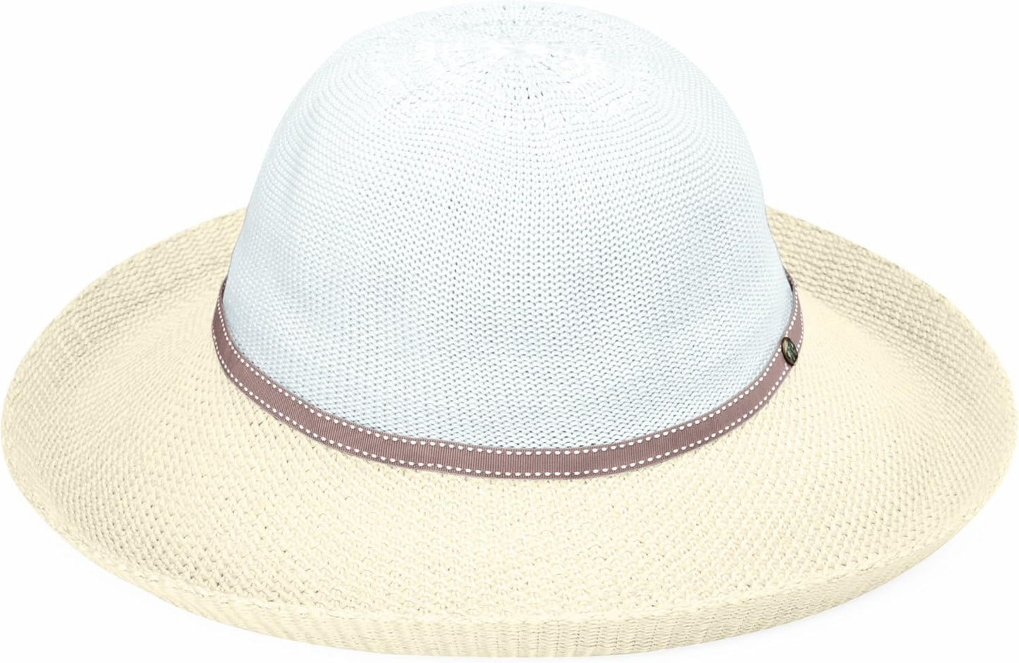 Wallaroo Women’S Victoria Two-Toned Sun Hat – UPF 50+ Sun Protection, Wide Brim, Adjustable, Cotton Lining, Summer Holiday