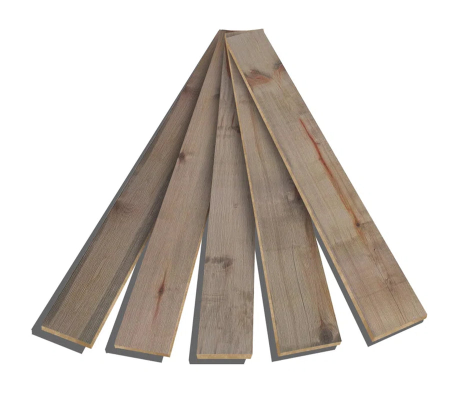 5.75" X 45" Peel and Stick Reclaimed Wood Wall Paneling