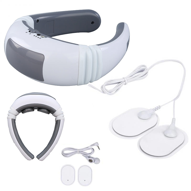 Electric Cervical Pulse Neck Massager Muscle Relax Massage Magnetic Therapy US