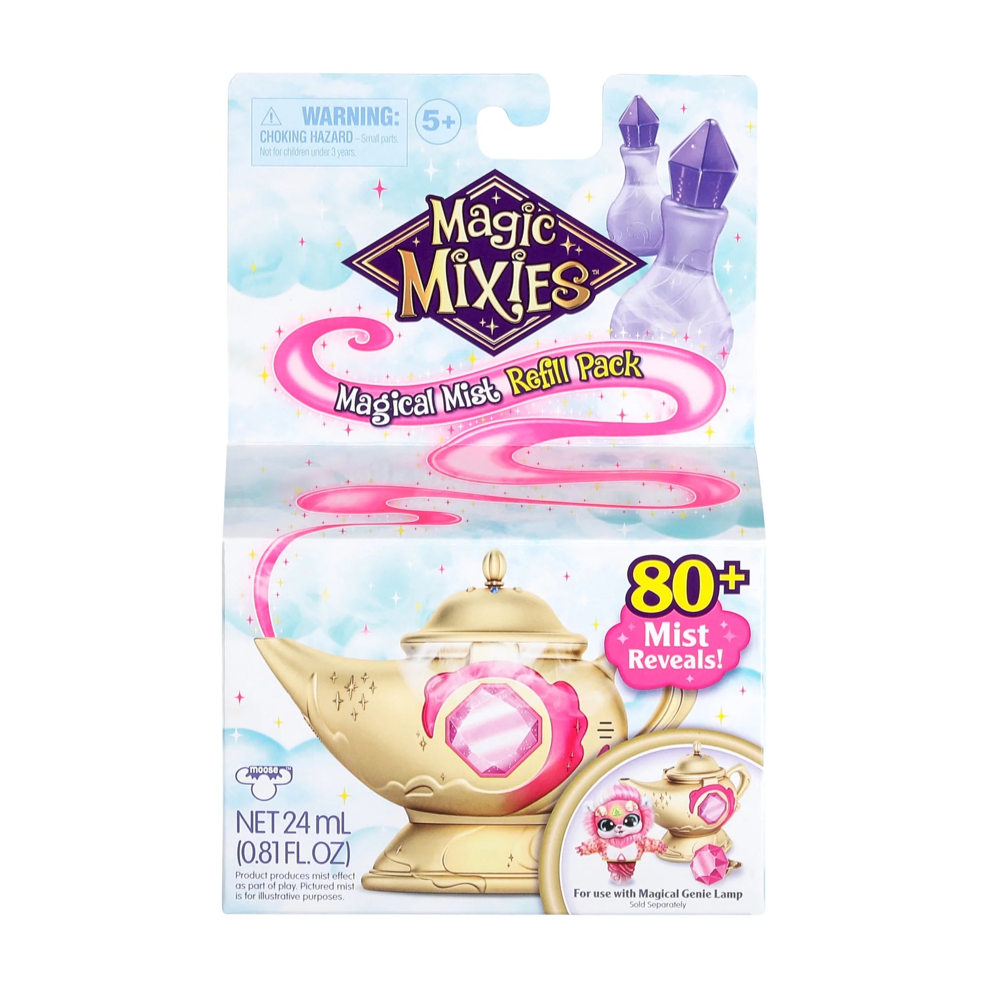 Magical Mist Refill Pack for Magic Rainbow Genie Lamp, Ages 5+