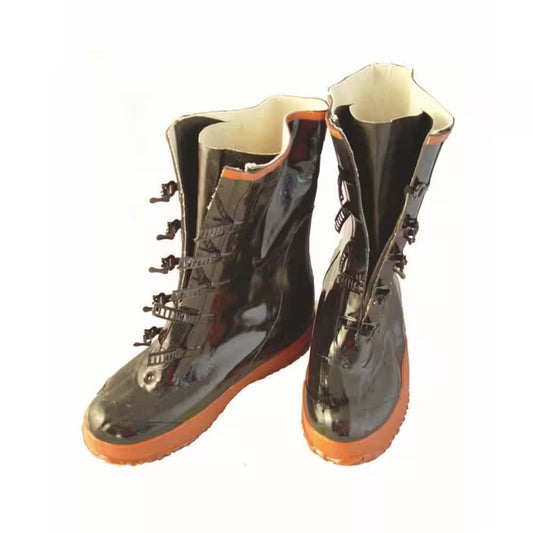 14 In. 5-Buckle Construction Overshoe Boots Size 13