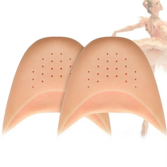 1Pairs Silicone Gel Toe Cover Professional Ballet Pointe Dance Shoe Pads Forefoot Pad Toe Protector Elastic Knitted Toe Cover
