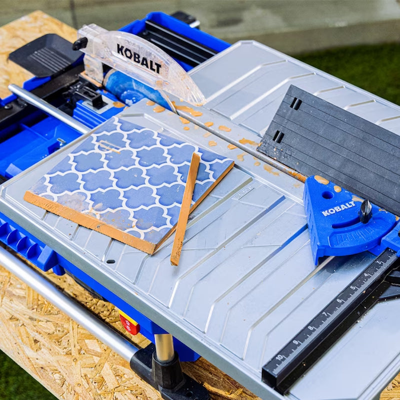 24V 7-In -Blade Cordless Wet Tabletop Sliding Table Tile Saw ( Battery Included )