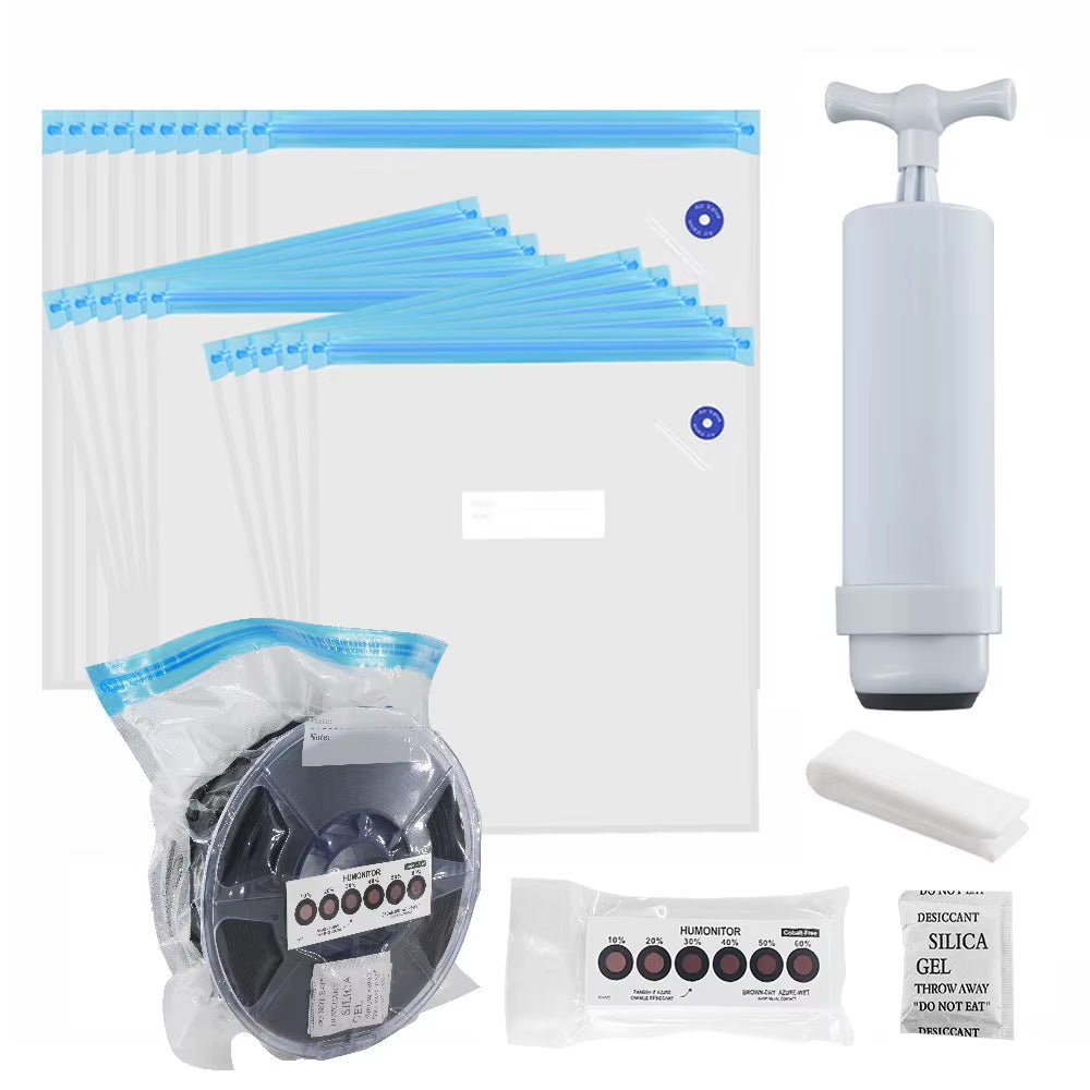 Filament Vacuum Storage Bags Keep Material Dry PLA ABS TPU PETG 1Kg 3D Printer Part Avoid Moisture Consumable Safekeeping