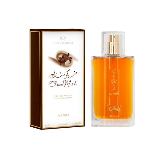 Choco Musk Arabian Perfume Spray - 50Ml by Al Rehab by Crown Perfumes USA Seller